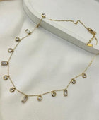 Musini White Stone Necklace