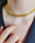 Prisci Net Gold Chunky Necklace