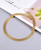 Prisci Net Gold Chunky Necklace
