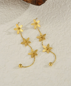 Lavin Flower Long Earrings
