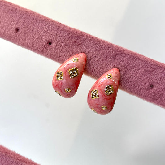 Doris Colourfull Enamel Earrings