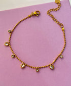 Parisia Heart Charms Dainty Bracelet