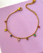 Parisia Heart Charms Dainty Bracelet