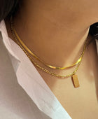 Uniqua Evil Eye Gold Layered Necklace