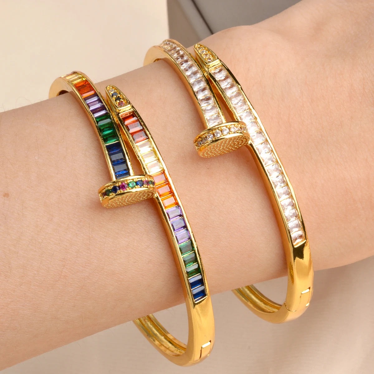 Cosco Full Diamond Nail Cuffs