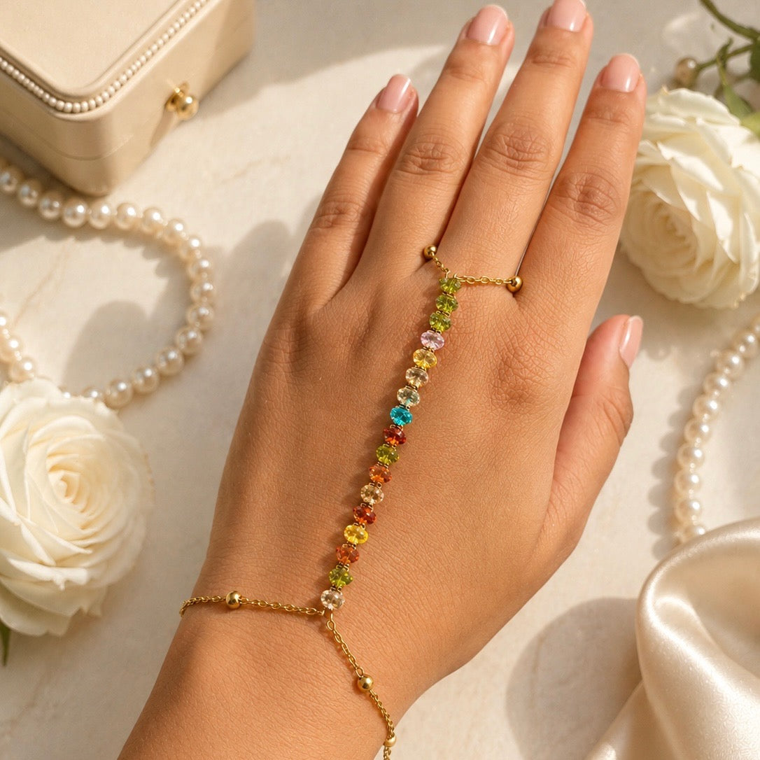 Daili Multicolour Tennis Handchain