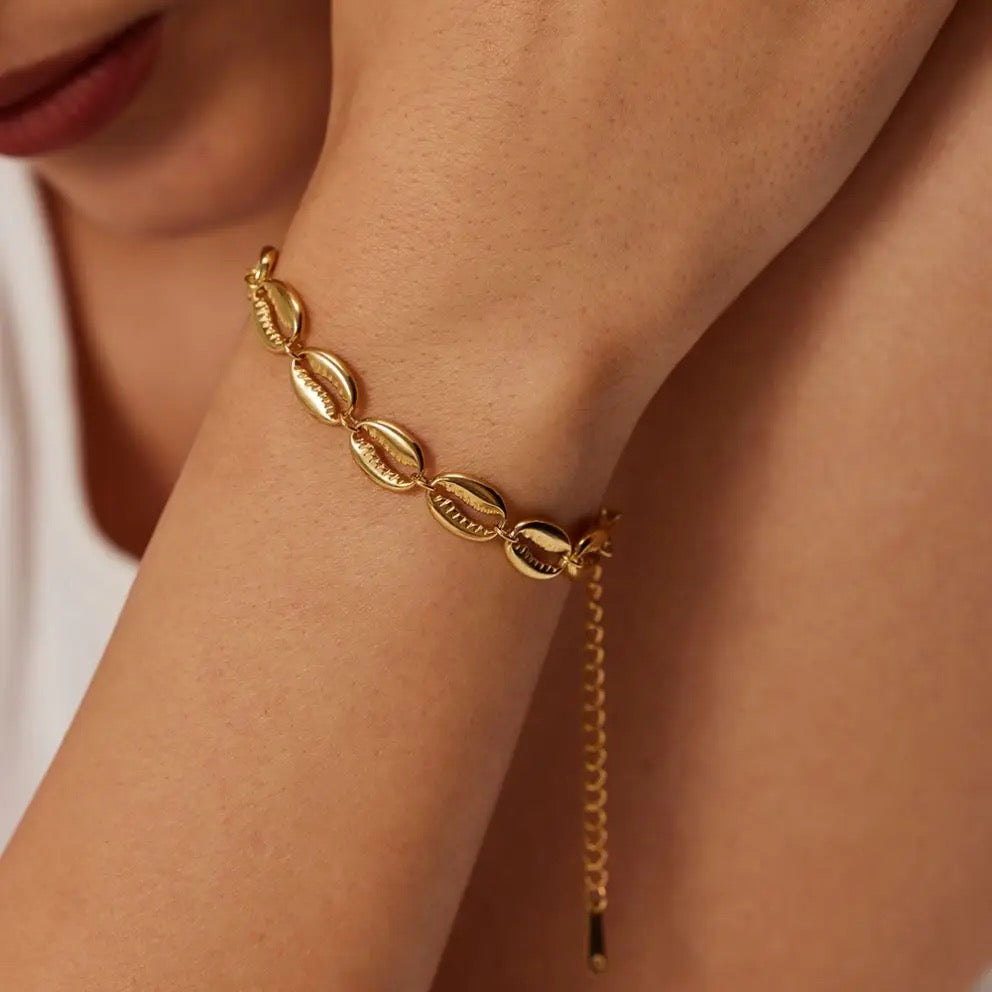 Melissa Gold Shell Bracelet