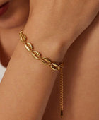 Melissa Gold Shell Bracelet