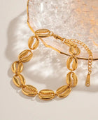 Melissa Gold Shell Bracelet