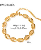 Melissa Gold Shell Bracelet