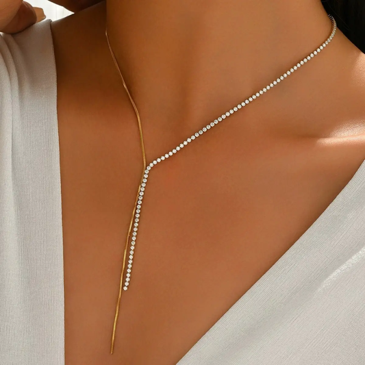 Whimsci Long Diamond Necklace✨