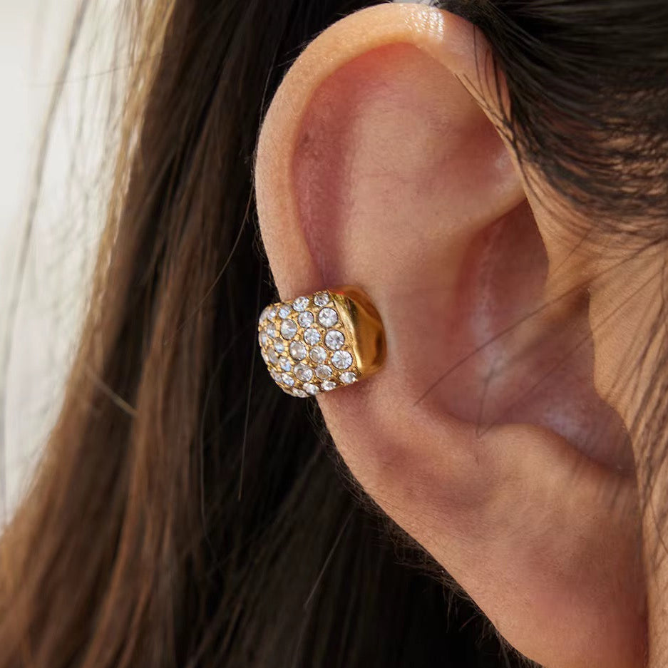 Disco Diamond Statement Earcuffs(PAIR)✨