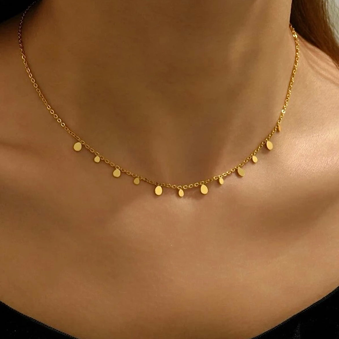 Dimina Charms Gold Necklaces