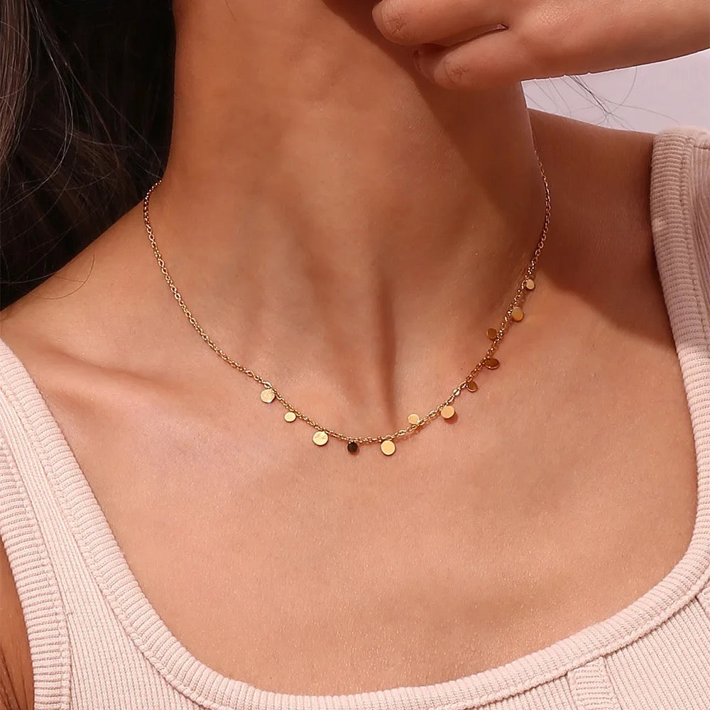 Dimina Charms Gold Necklaces