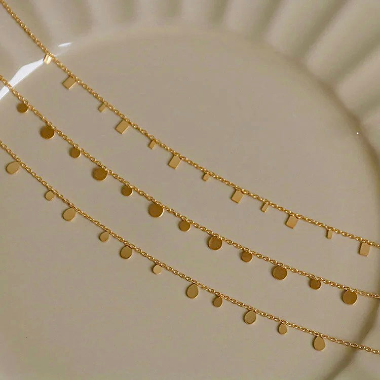 Dimina Charms Gold Necklaces