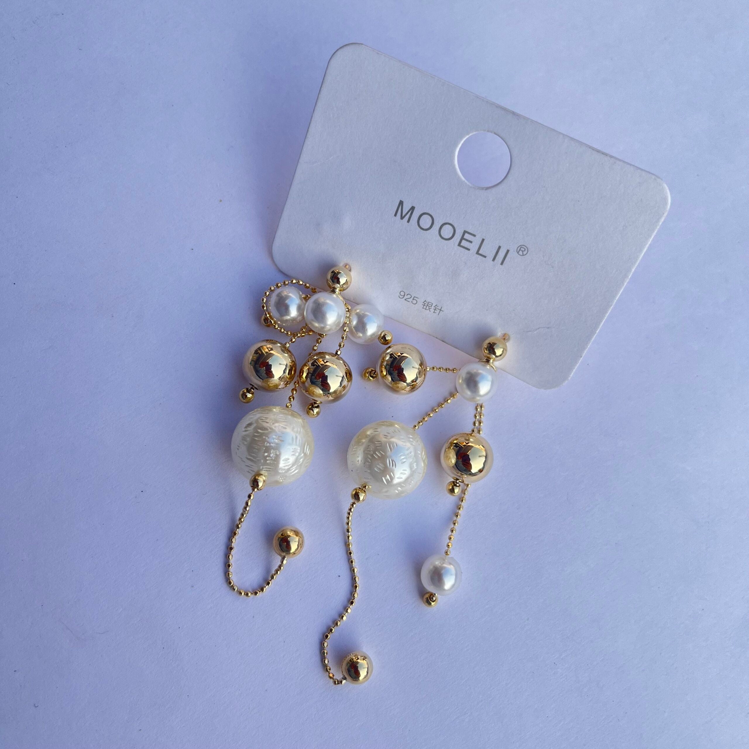 Shailene Pearl & Ball Earrings