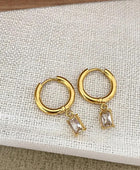 Ramo White Gold Huggies