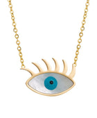 Eyelash Gold Necklace
