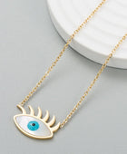Eyelash Gold Necklace