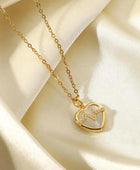 Heartbeat White Gold Necklace