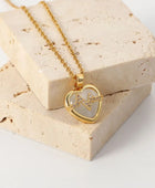 Heartbeat White Gold Necklace