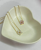 Peppy Mini Flower Necklaces