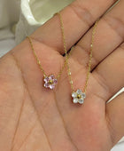 Peppy Mini Flower Necklaces