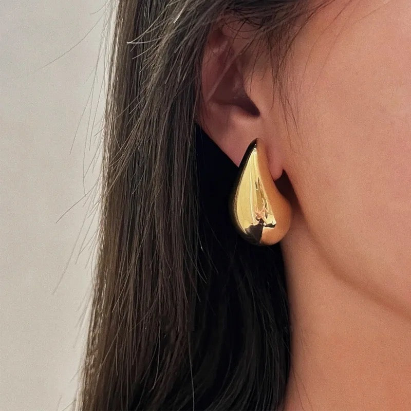 Marlo Gold and Silver Drop Earrings