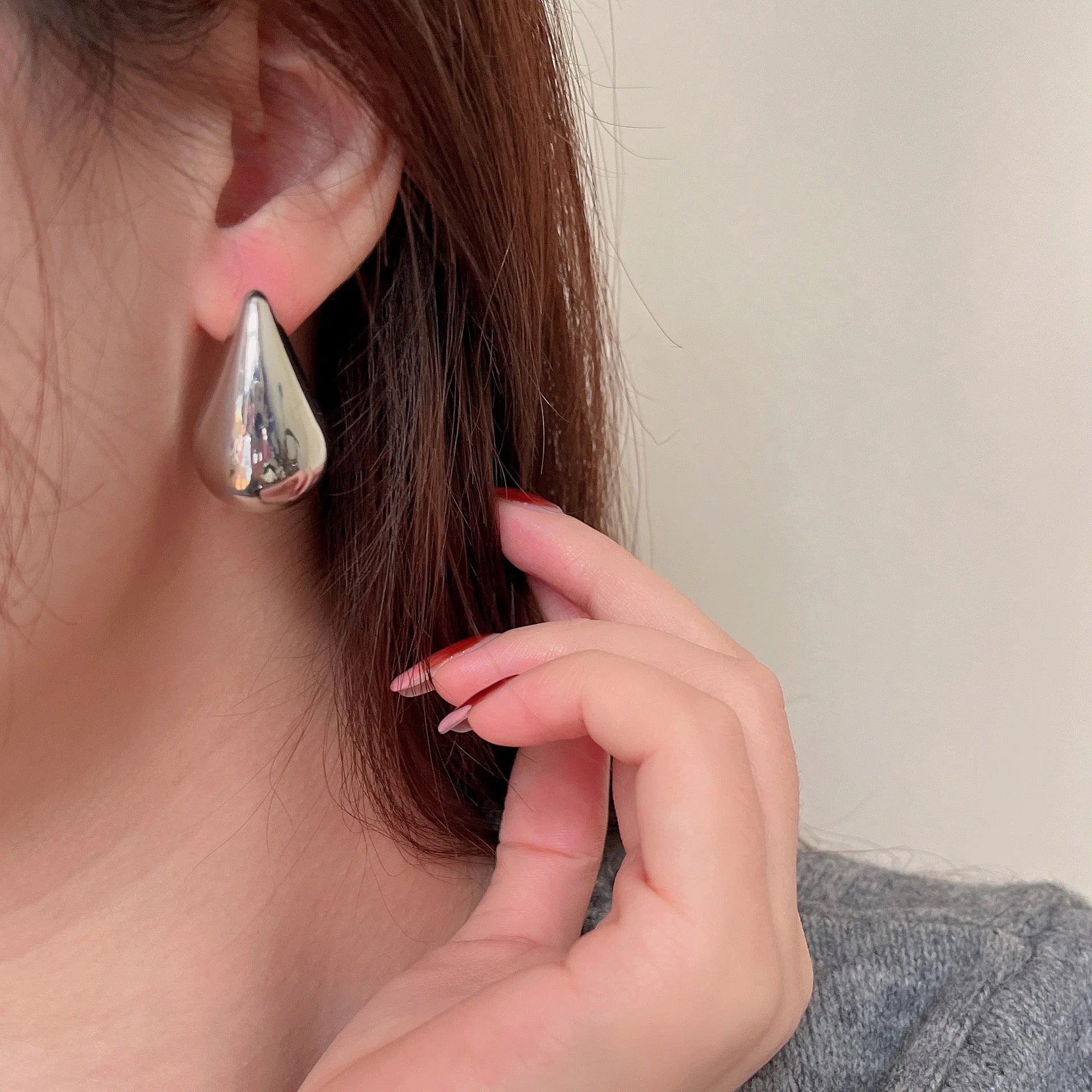 Marlo Gold and Silver Drop Earrings