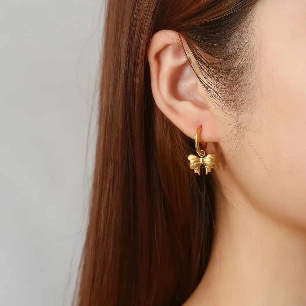 Niya Bow Cute Earrings
