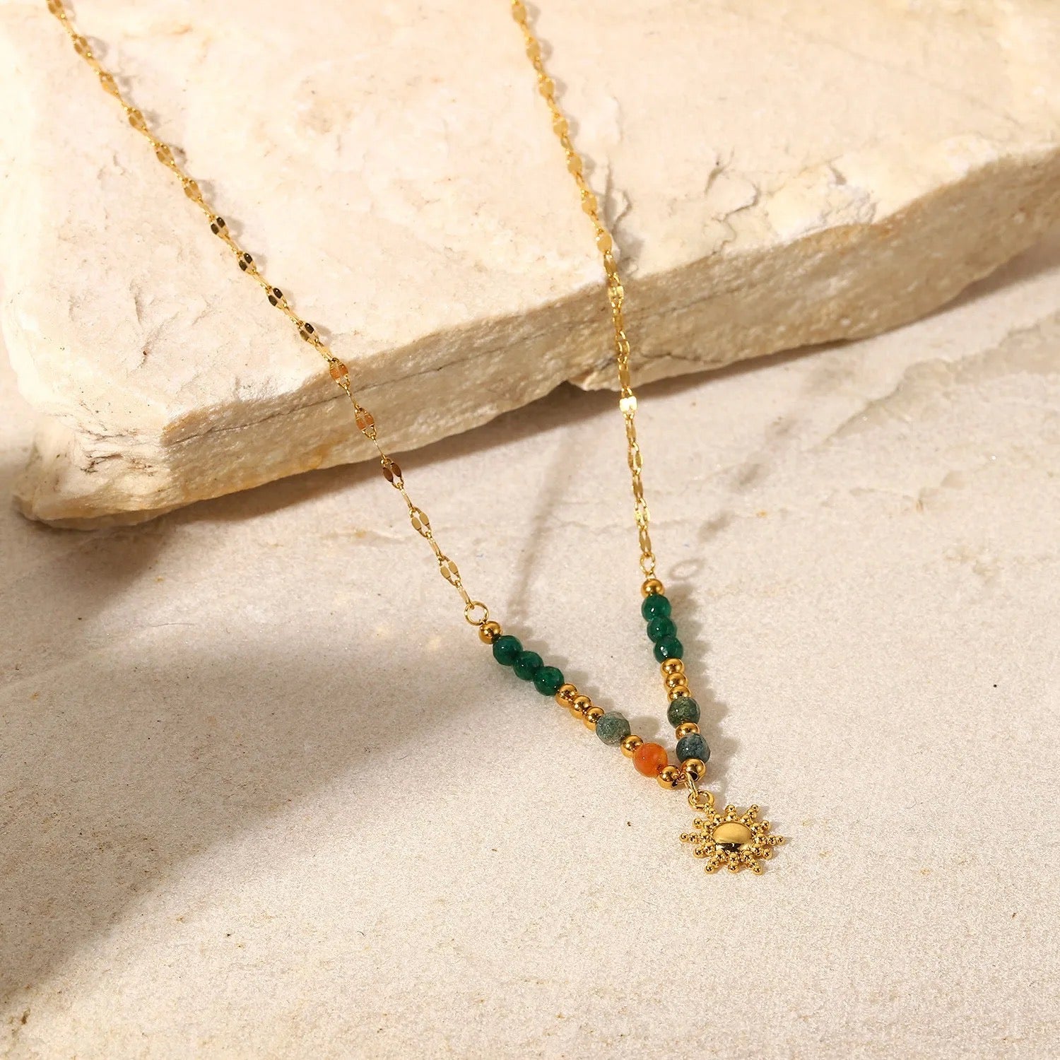 Grena Sunray Gold Necklace