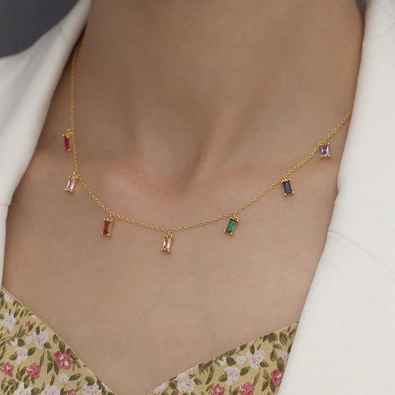 Cusi Multicolor Charm Necklace