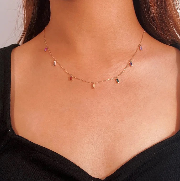Cusi Multicolor Charm Necklace