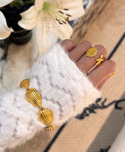 Sundial Shell Gold Bracelet