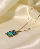 Vintage Evil Eye Temple Necklace
