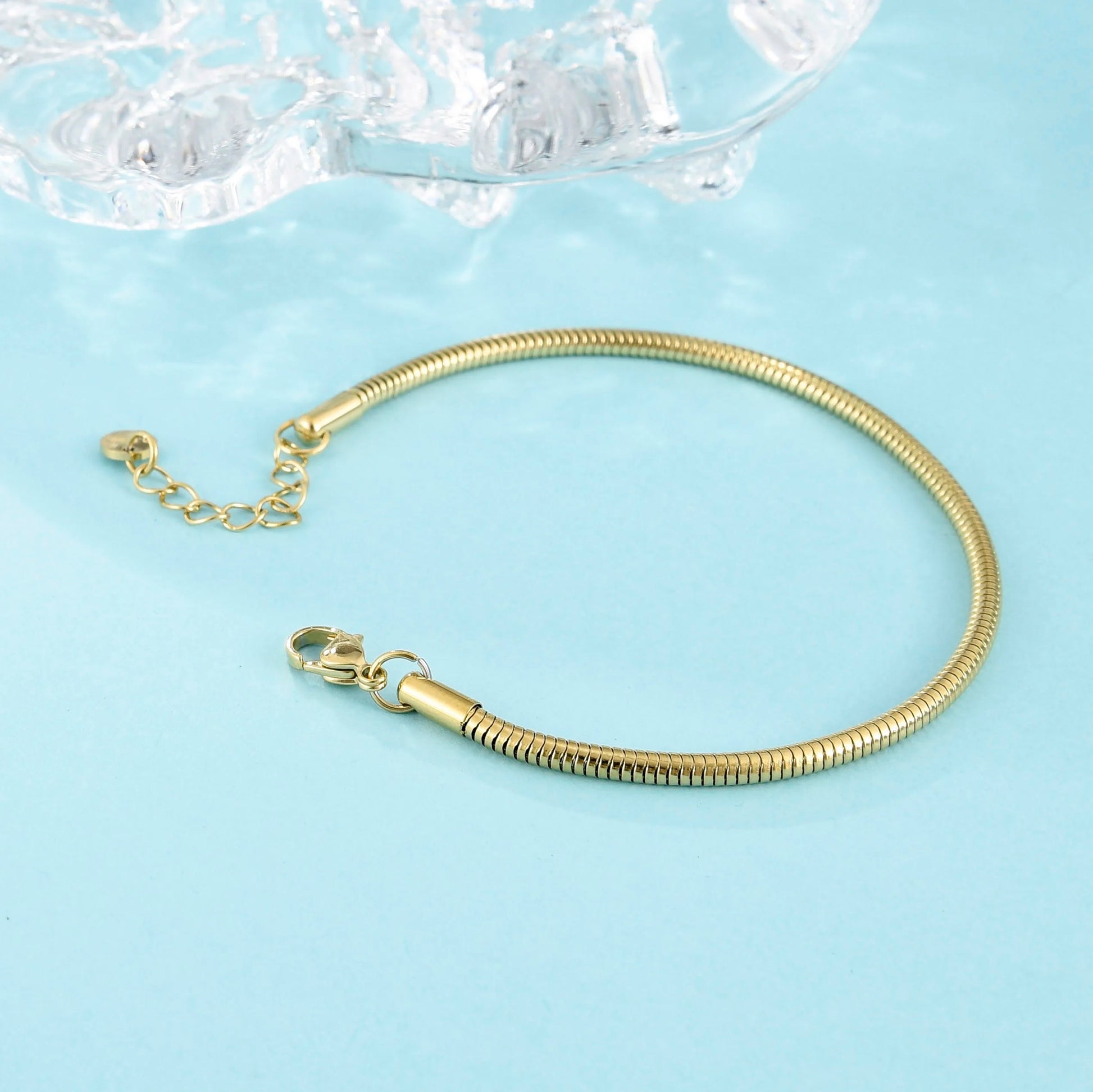 Viper Thick Gold Bracelet