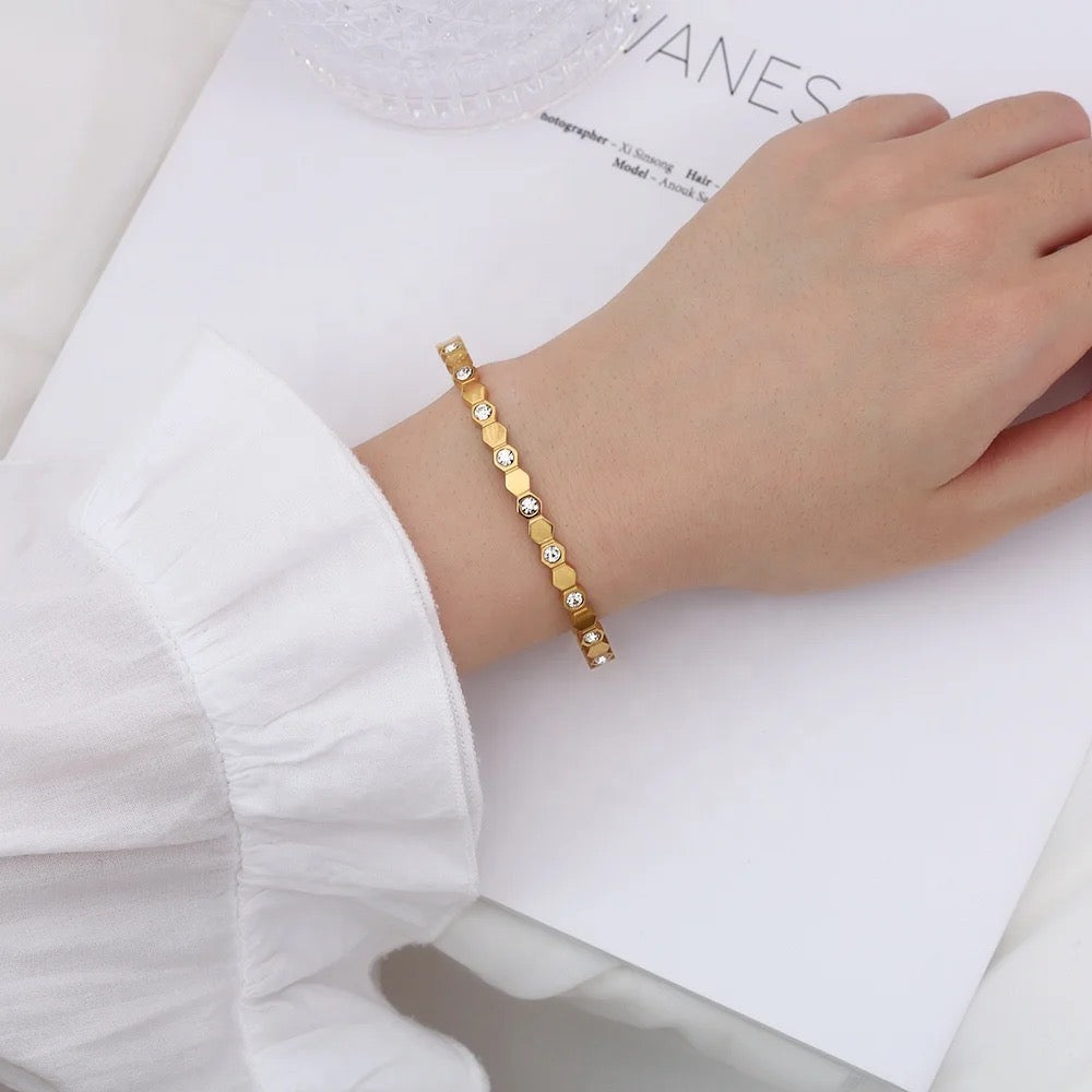 Christiane Gold Cuff