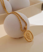 Flea Flower Gold Necklace
