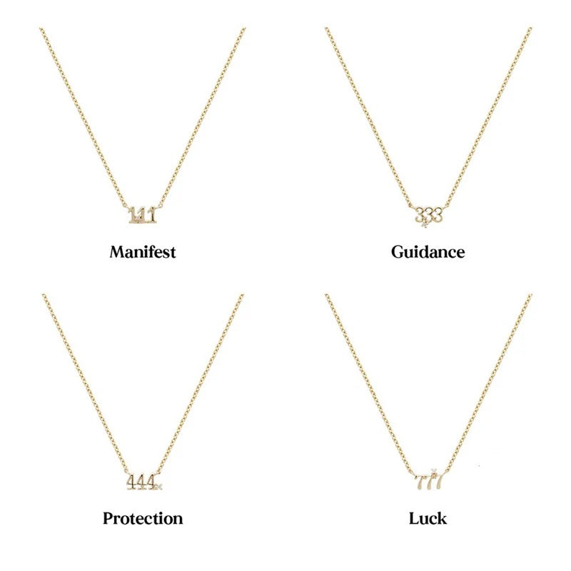 Angel Number Necklaces