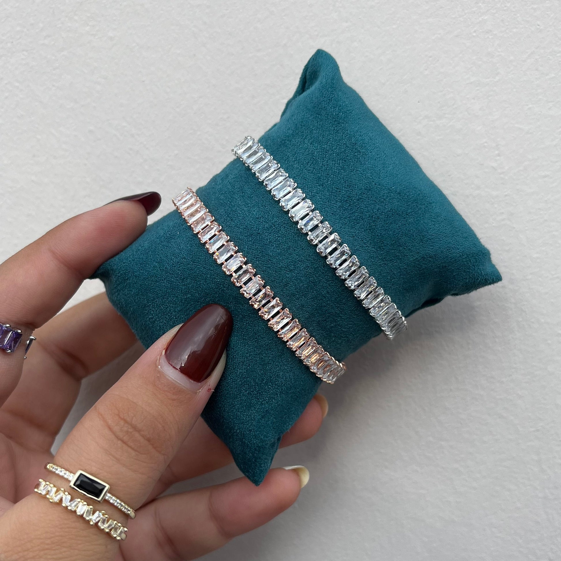 Icy Tennis Diamond Bracelets