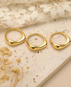Gemo Asymmetrical Gold Ring