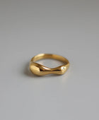 Gemo Asymmetrical Gold Ring