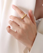 Gemo Asymmetrical Gold Ring