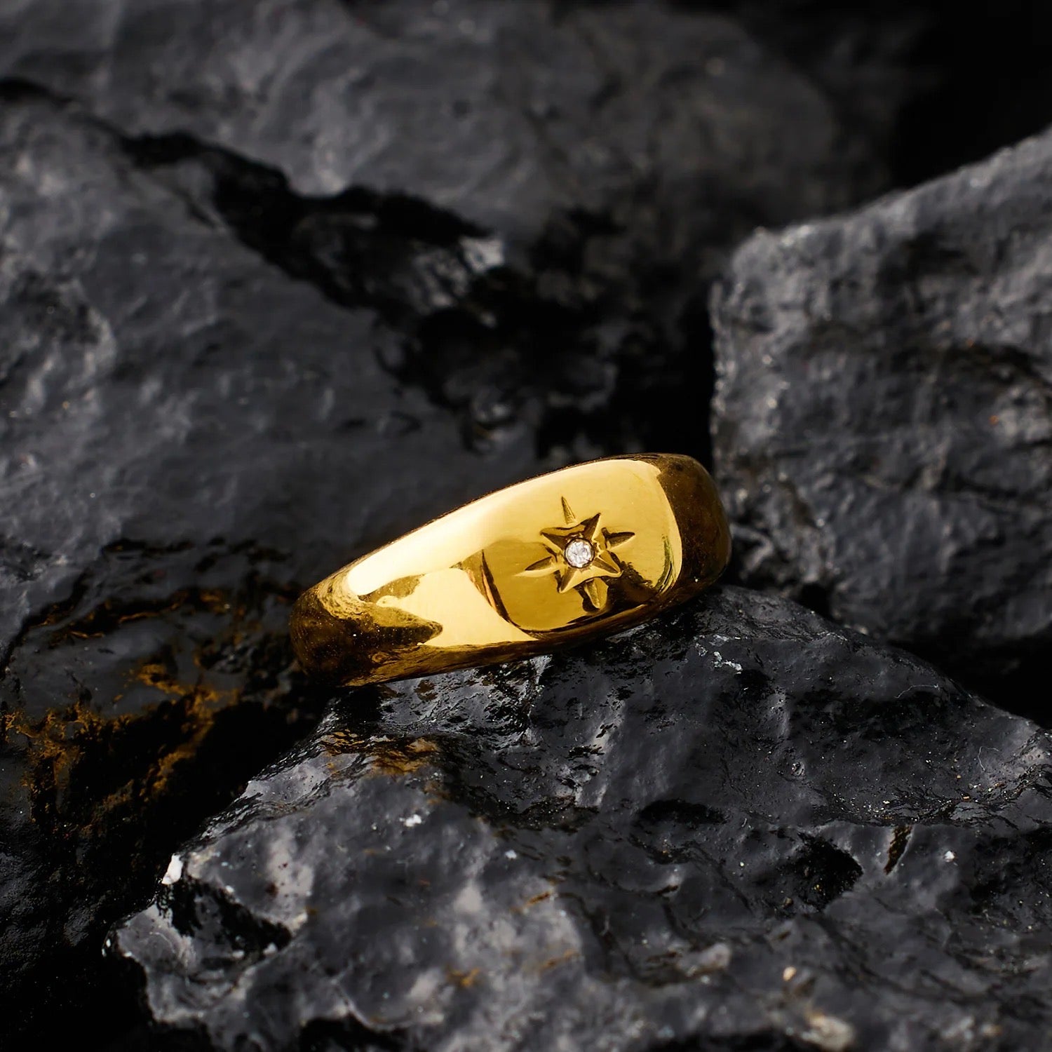 Geo Star Chunky Ring