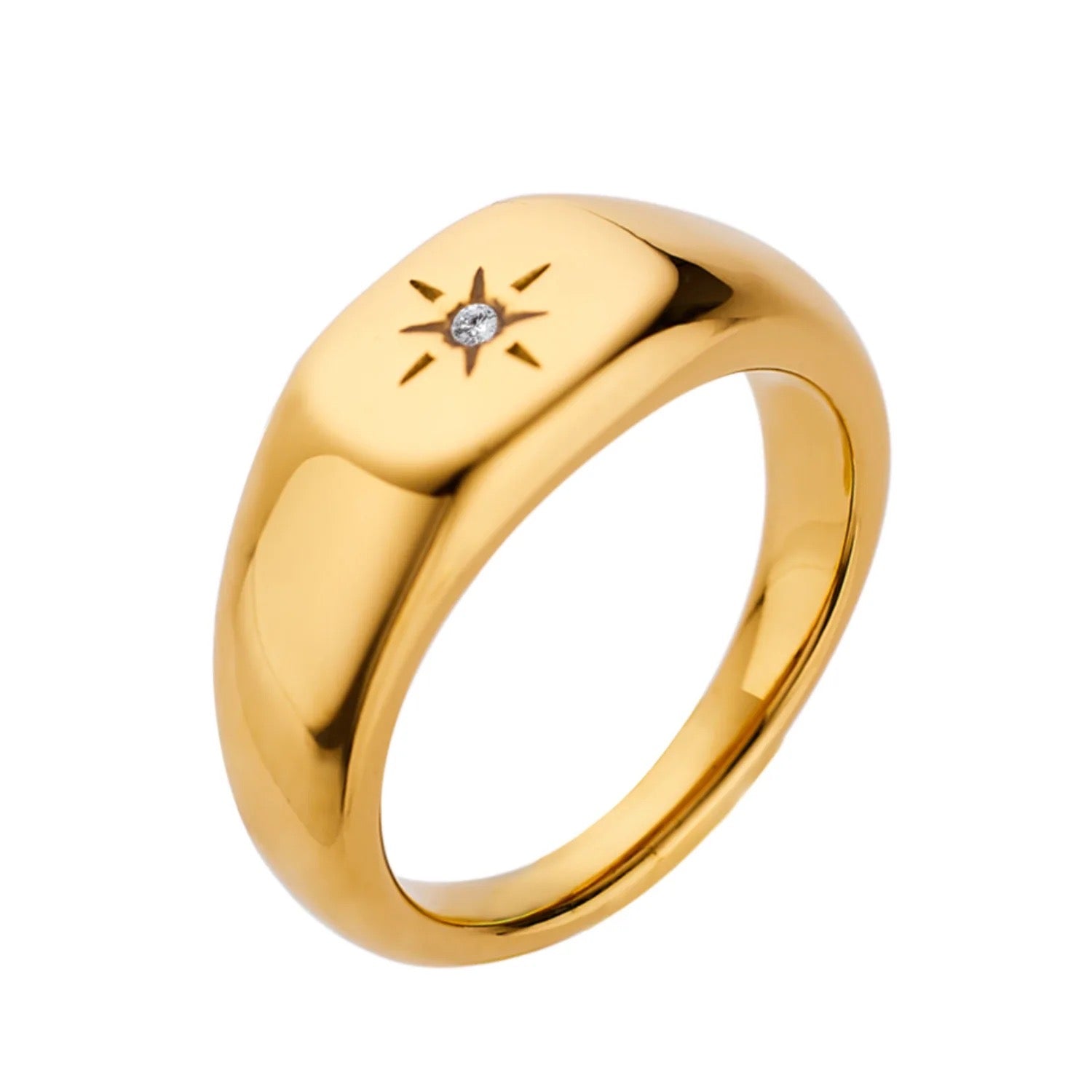 Geo Star Chunky Ring