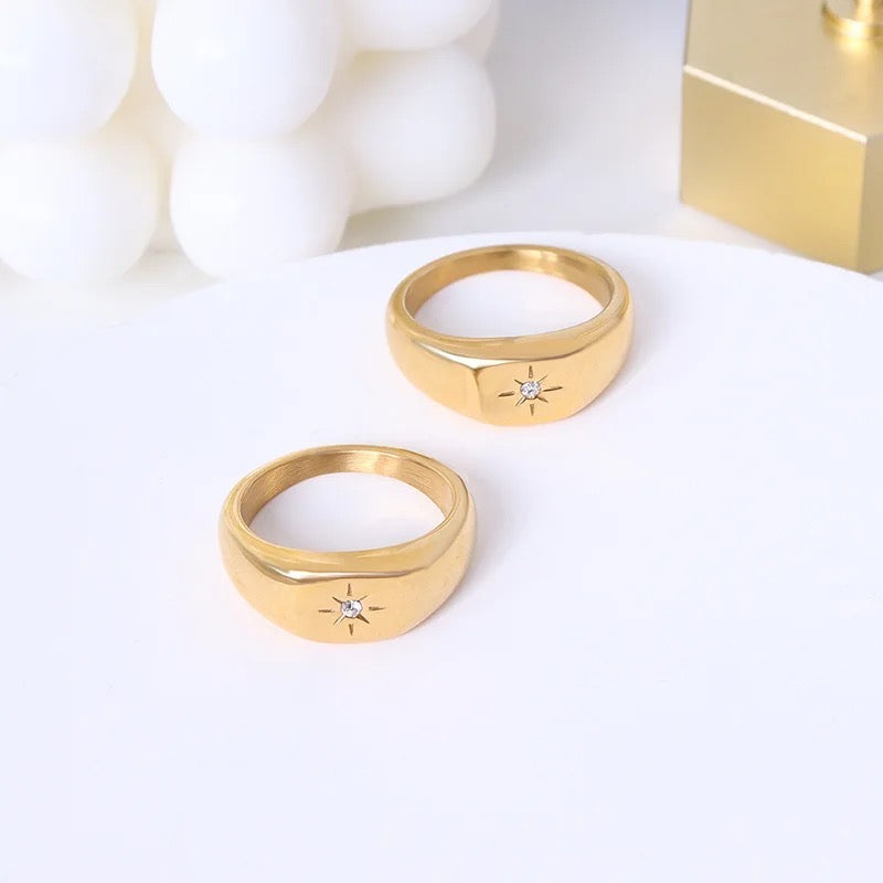 Geo Star Chunky Ring