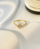 Lavie Almond Diamond Ring