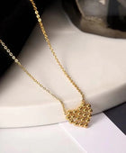 Merabel Heart Ball Necklace