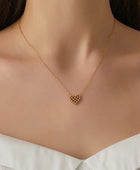 Merabel Heart Ball Necklace