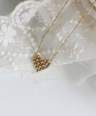 Merabel Heart Ball Necklace